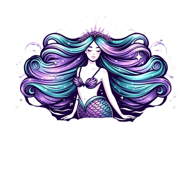 Take a piece of the ocean home with you. Transform into a mermaid during your Tybee stay. Wen's mermaid hair is temporary tinsel extensions. 